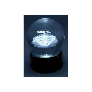  Invesco Field (Denver Broncos) Etched Crystal Ball Sports 