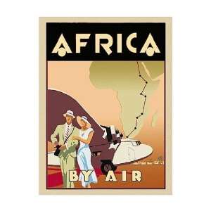    Africa by Air   Poster by Brian James (13x19)
