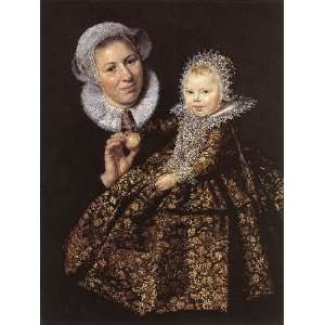   Hooft with her Nurse, By Hals Frans 