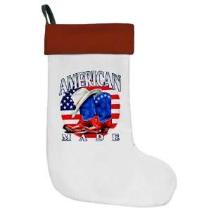   Stocking American Made Country Cowboy Boots and Hat 