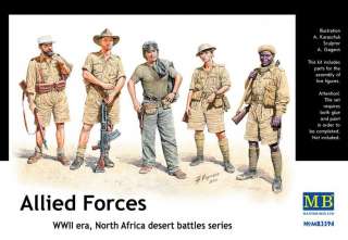 Master Box 3594 Allied Forces. North Africa desert battles series 1/35 