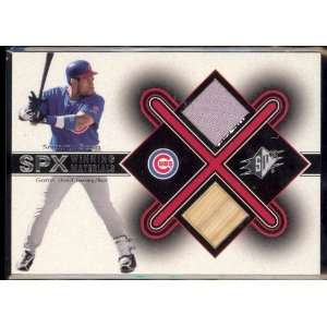   2001 SPX Winning Materials Sammy Sosa Bat Jersey Sports Collectibles