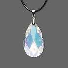   Pendant Large 1 1/2 Teardrop Cord Necklace ~ Gift ~ SHIPS FREE