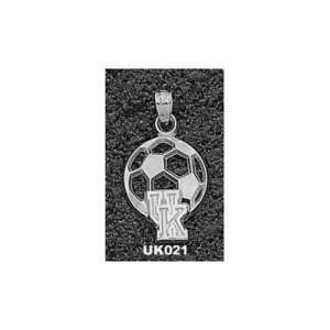 University of Kentucky UK Soccerball Pendant (Silver)  