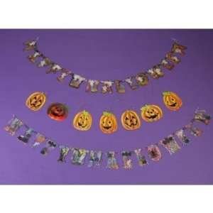  Halloween Holographic Banners & Signs Case Pack 72