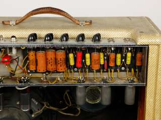 Vintage 1956 Pre CBS Fender 5E4 Super Tweed Guitar Amp Amplifier 