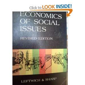  Economics of social issues (9780256018424) Richard H 