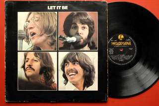 BEATLES LET IT BE RAREST YELLOW PARLOPHONE EXYU 1970 LP  