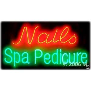 Neon Sign   Nails Spa Pedicure   Extra Grocery & Gourmet Food