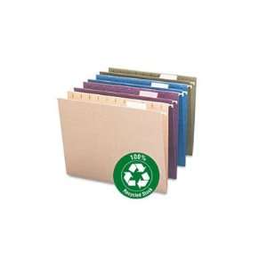  Smead 100 Recycled Colored Hanging File Folders SMD65000 