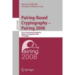  Cryptography Pairing 2008 Second International Conference, London 