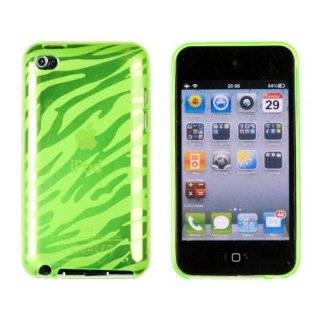   Zebra Striped Flexi TPU Case for Apple iPod Touch 4G (4th Generation
