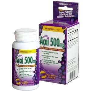  NutritionWorks  Acai 500mg, 60 Caplets Health & Personal 