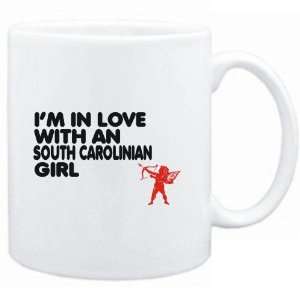  Mug White  I AM IN LOVE WITH A South Carolinian GIRL 