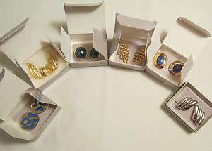 Vintage Avon lot   new in boxes   6 pair clip earrings  