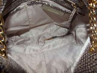 MICHAEL Michael Kors Jet Set Medium Python Chain Shoulder Tote Bag 