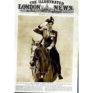  1952 QUEEN ELIZABETH HORSE BRIGADE GUARDS PARADE