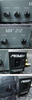 Peavey 3 Channel Power Mixer Amplifier MA 212  