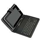 10 inches 10 leather case with keyboard usb for tablet