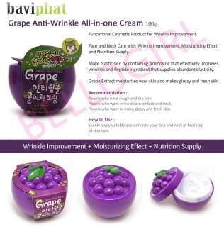 Baviphat Grape Anti Wrinkle All in One Cream BELLOGIRL  