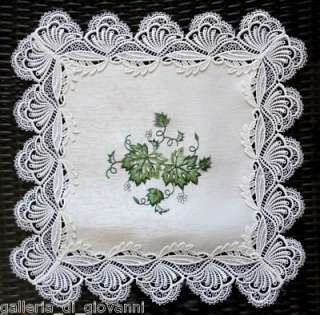 LAVISH LACE Country Rose Lace Doily Table Topper 17  