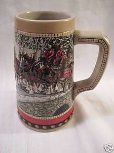   Anheuser Busch Clydesdale Mug cup Beer Stein Pottery Ceramarte  