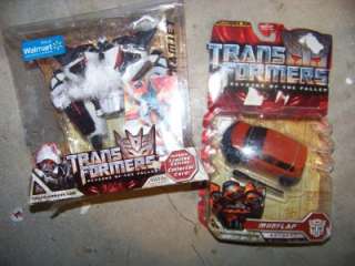 LOT of 2 TRANSFORMERS Revenge of the Fallen toys ~ MUDFLAP & RAMJET 