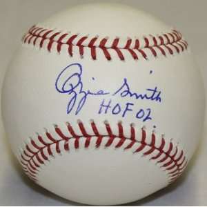  Ozzie Smith Autographed/Hand Signed Official Baseball W 