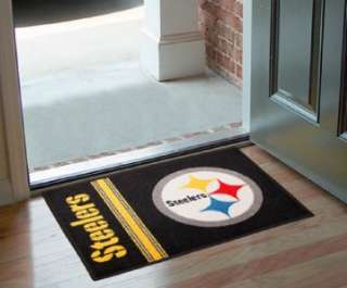 Steelers NFL Uniform 20x30 Starter Area Rug Floor Mat  