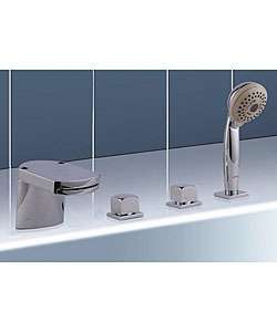 Waterfall Tub Faucet Set with Hand Shower  