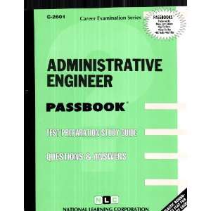  Administrative Engineer (Passbooks for Career Opportunities 