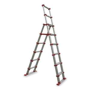  XTEND & CLIMB 2KFG3 Telescoping Ladder,7 1/2 Ft,Aluminum 