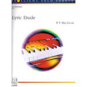  Lyric Etude (Early Intermediate Piano Solo) Faber/Garcia 
