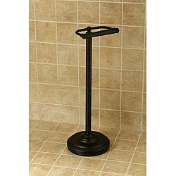 Pedestal Oil Rubbed Bronze Standing Toilet Paper Holder   