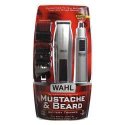 Wahl 12 piece Mustache and Beard Battery Trimmer  