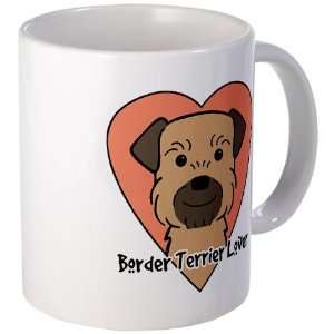 Border Terrier Lover Dog Mug by   Kitchen 
