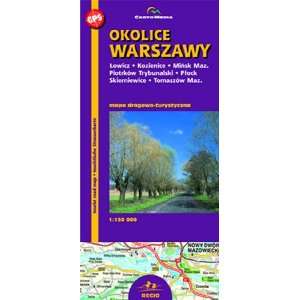 Warszawa & Surrounding Areas   Tourist Map (9788374452281 