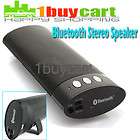 Wireless Bluetooth Stereo Speakers w/ Mic. for iPod, iPhone, Cellphone 