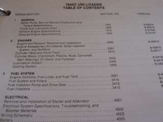 Case 1845C Uni Loader Skid Steer Service Repair Manual  