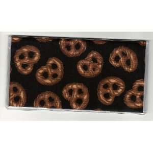    Checkbook Cover Chocolate Covered Pretzels 