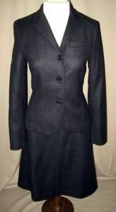 JILL STUART Black Fitted Wool Jacket Size 4 NEW without TAGS  