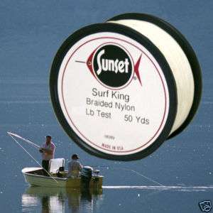Surf King Braided Nylon Fishing Line 50 Yd, 72 # Test  