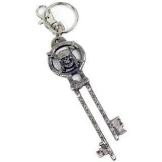  Pirates of the Caribbean Dead Mans Chest Pewter Keyring 