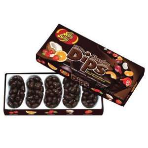 Jelly Belly Bean Dark Chocolate Dips 5 Flavor Gift Box 12 Count