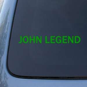 JOHN LEGEND   Vinyl Car Decal Sticker #A1618  Vinyl Color Green