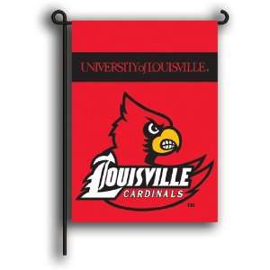  Louisville Cardinals 13x18 Double Sided Garden Flag 