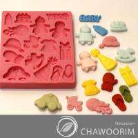 Cake decorating Cake toppers Decoration Silicone molds No.13   BABY 