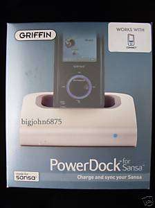 Griffin PowerDock for SANSA Charge & Sync NEW 685387092116  