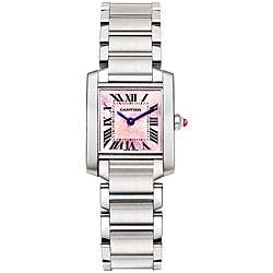 Cartier Tank Francaise Womens Steel Watch  