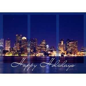  Boston Across The Water Holiday Cards